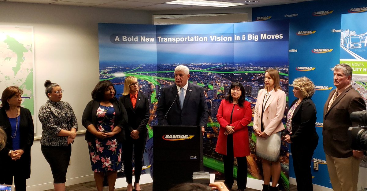 <a href="/acbowen/">Andrew Bowen (he/him)</a> <a href="/jim_desmond/">Supervisor Jim Desmond</a> <a href="/KristinDGaspar/">Kristin Gaspar</a> Hasan Ikhrata: There is a law of the land - we cannot build projects that increase Vehicle Miles Traveled (VMTs). Any projects we build have to follow the law (paraphrase).

#DesmondtheDenier &amp; #GasGuzzlerGaspar: drop partisanship &amp; wasteful history and help lead for the future.