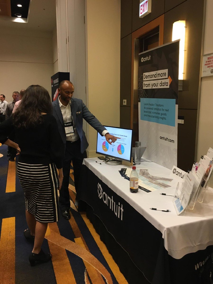 antuitAI's tweet photo. Great conference #RCAS19! We enjoyed meeting and talking with #CPG and #Retail executives. Thank you @CGTMagazine. https://t.co/SdNvVyncSl
#RealAIRealResults #AI #Machinelearning https://t.co/zA36vjg23T