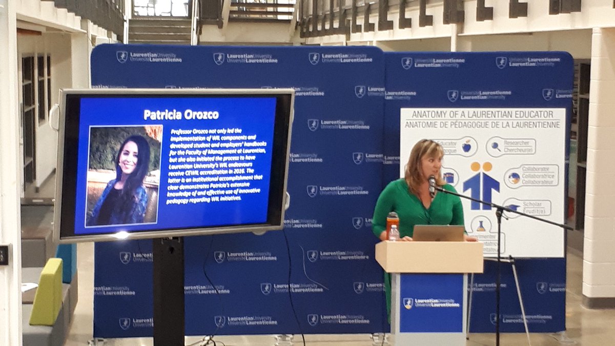 patyoq's tweet photo. It is a truly humbling honor to be selected as @LaurentianU Teaching Fellow #TF @LUexcellence #enseignementUL #LUteaching https://t.co/Xv3j3ivw7I