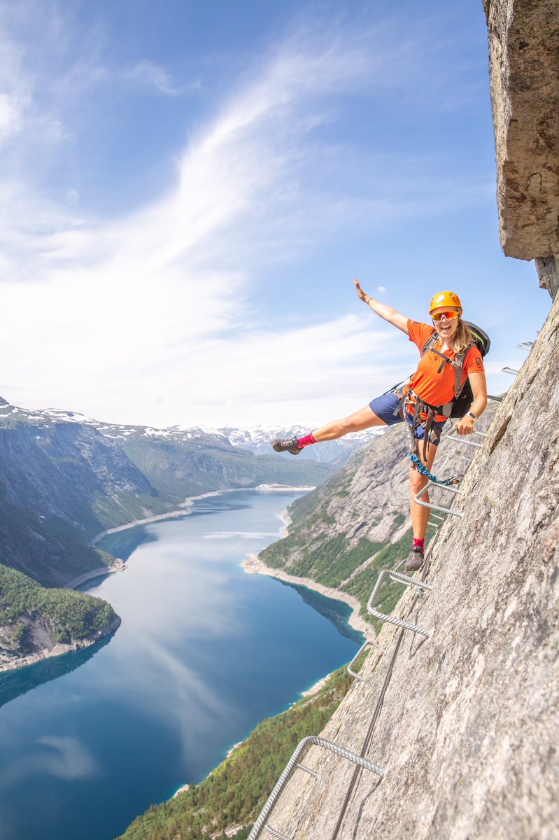 visitnorway's tweet photo. The grand opening of #TrolltungaViaFerrata is tomorrow 💪 who’s up for an adventure? https://t.co/iars31NiIM #TrolltungaActive
📷: Algirdas Zabitis https://t.co/KuTZmmknnF