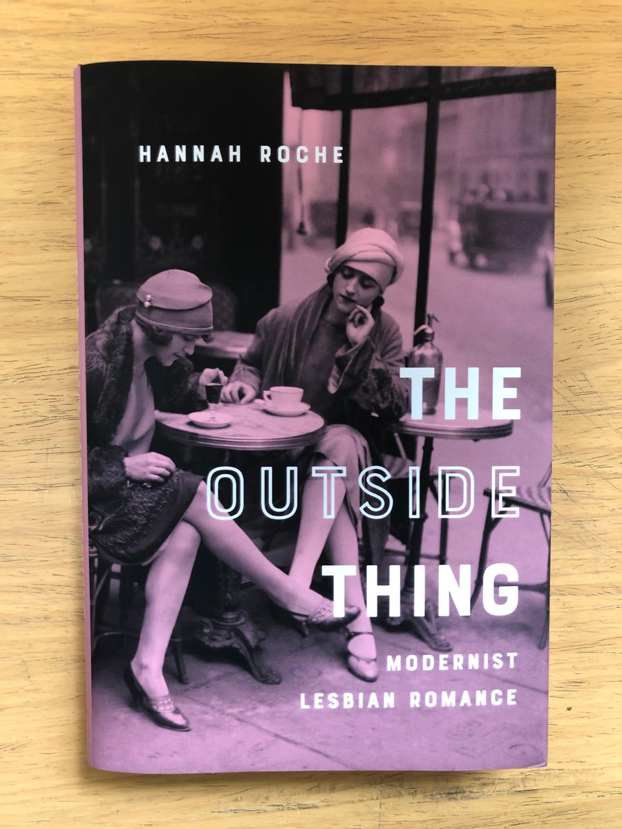 How fitting that THE OUTSIDE THING by @he_roche landed on my desk on #LesbianVisibilityDay. #JustPrinted #NewBooks #ModernistStudies bit.ly/2L2D57T