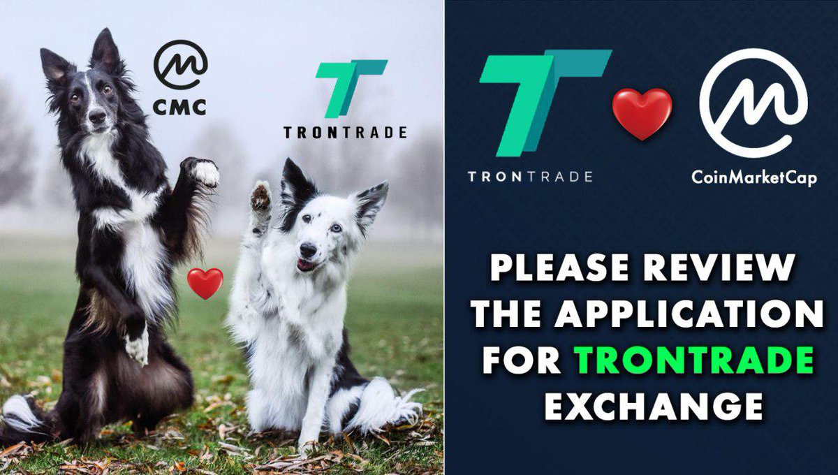 MrsCryptoFreak's tweet image. Dear @CoinMarketCap @lukewagmancmc 
Could u please review the application for @TronTrade? It's the NR1 DEX from the Tron Economy, with a lot of daily users. It really deserves a spot on CMC. U would make the awesome  #Tron Community very happy.  #tron #trx 

@TRONbet @TronTrade