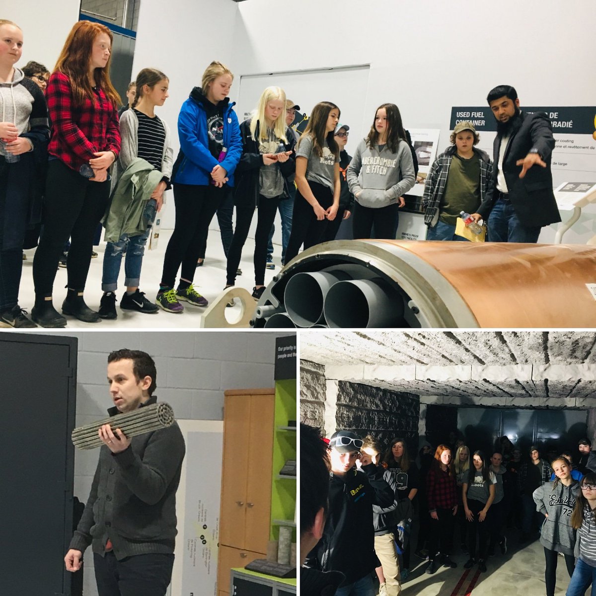 NWMOCanada's tweet photo. Today we gave a tour of our Testing Facility in Oakville to grade 7 and 8 students from @RipleyHuron Community School — thanks for being excellent guests, and asking awesome questions! #sciencerules https://t.co/wcWCp2x3Yr