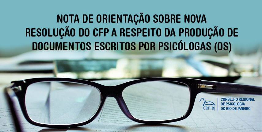 crprj's tweet photo. Nota de orientação sobre nova resolução do CFP a respeito da produção de documentos escritos por psicólogas (os).
Confira: https://t.co/VileYkO57P
#CrprjInforma #Psicologia #OrientaçãoPsi https://t.co/8XxNSPpXgG