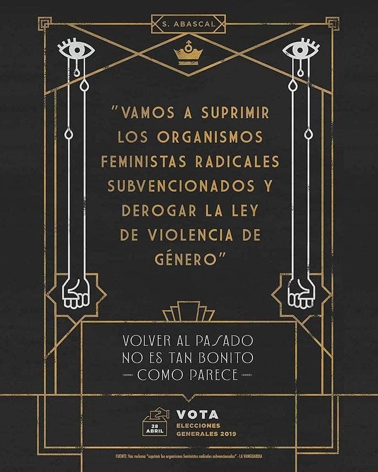 vota_por_favor's tweet photo. Volver al pasado no es tan bonito como parece. El próximo domingo, vota por un futuro inclusivo para todas las personas de España. Vota por la diversidad, por la tolerancia y por la convivencia 

#VotaPorFavor #Vota28A #28A #Elecciones2019 https://t.co/4Yh26R7zYo