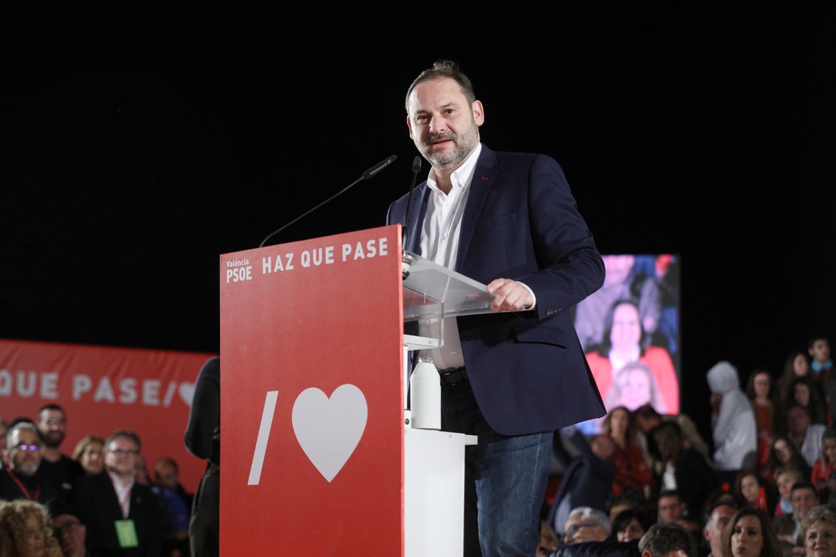 PSOE (@psoe) on Twitter photo /❤️<a href="/abalosmeco/">José Luis Ábalos</a>: Este Gobierno representa la izquierda transformadora y la izquierda útil y lo ha demostrado en estos 10 meses.
👉A aquellos que están acomplejados de ser la derechita cobarde, les decimos que esta es la IZQUIERDA VALIENTE‼️
#EstamosMuyCerca #HazQuePase #VotaPSOE /❤️<a href="/abalosmeco/">José Luis Ábalos</a>: Este Gobierno representa la izquierda transformadora y la izquierda útil y lo ha demostrado en estos 10 meses.
👉A aquellos que están acomplejados de ser la derechita cobarde, les decimos que esta es la IZQUIERDA VALIENTE‼️
#EstamosMuyCerca #HazQuePase #VotaPSOE