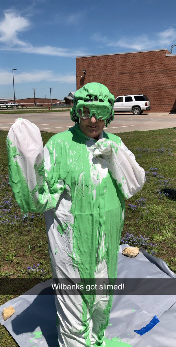 Jenniferlwatts's tweet photo. Congratulations PES for exceeding your fundraising goal for our Lion Fun Run! #Wilbanksgotslimed #mindspark #boosterthon @PonderElem https://t.co/aSx76sgw4c