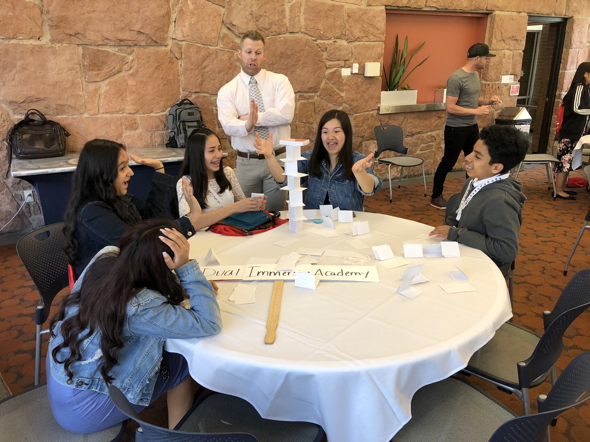 LandenGarner's tweet photo. Great time building problem solving skills and learning together with the incredible students of @diacharter1155 at the @latinosinacti0n Conference at University of Utah. https://t.co/5X3zVGET6p