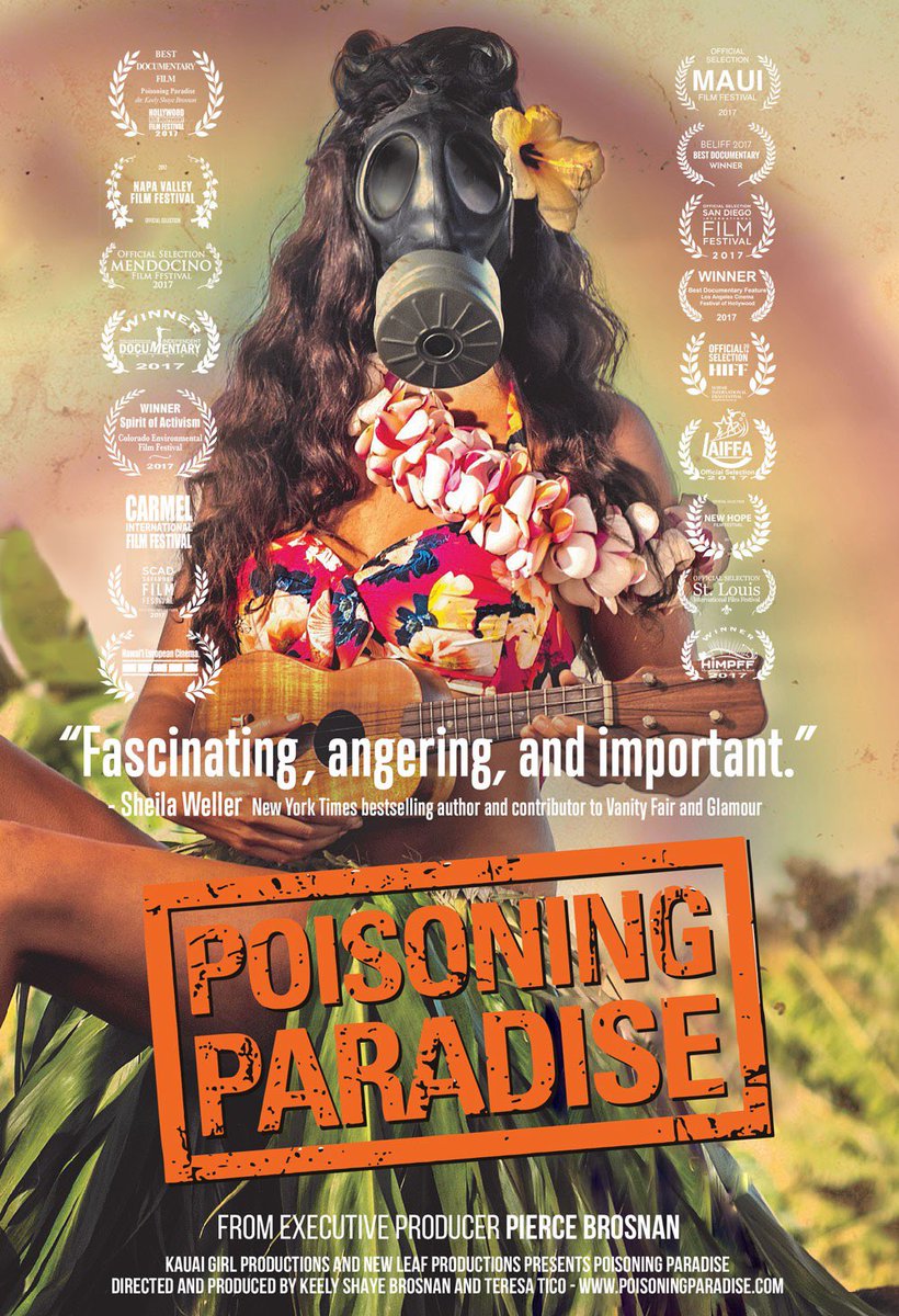 Pre-Order #PoisoningParadise @nogmokauai on iTunes via link in bio! #GMOFree #Hawaii #Kauai #AG #PoisoningParadise #PoisoningParadiseMovie #Documentary Graphics by Sylvana Howton Poster Art by Lauryn Rego