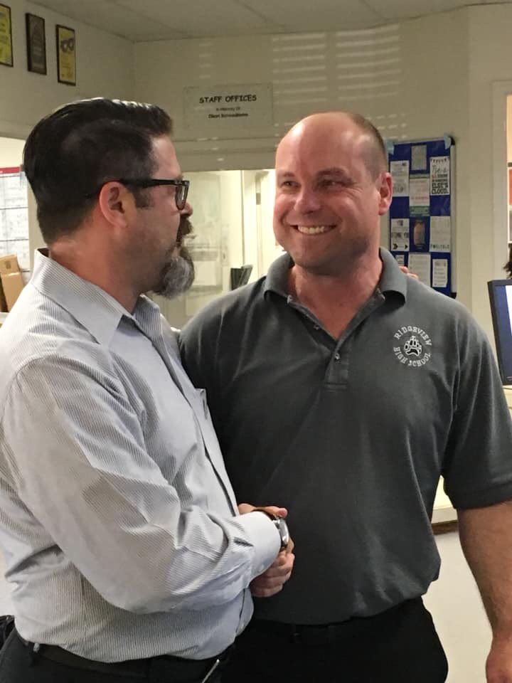 Mr. Lerch PUSD Masonic Administrator of the Year!