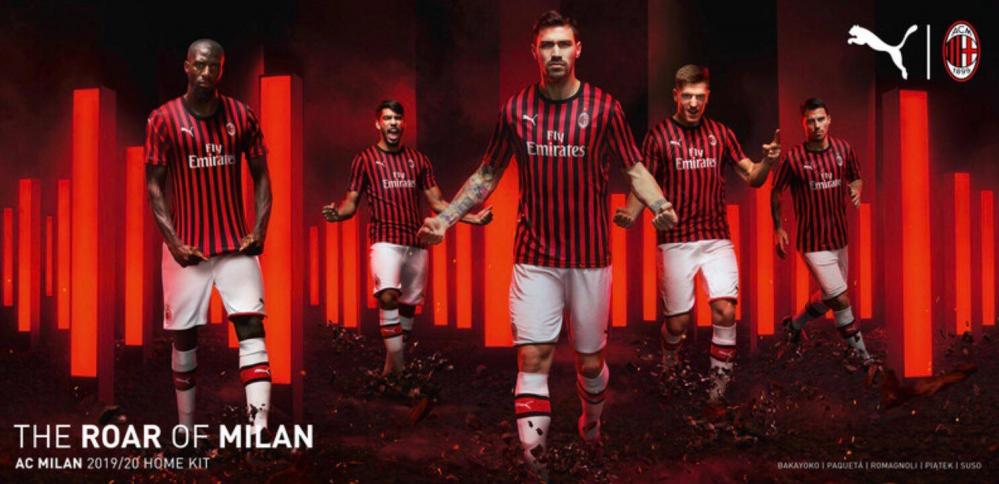 camiseta del milan 2019 2020