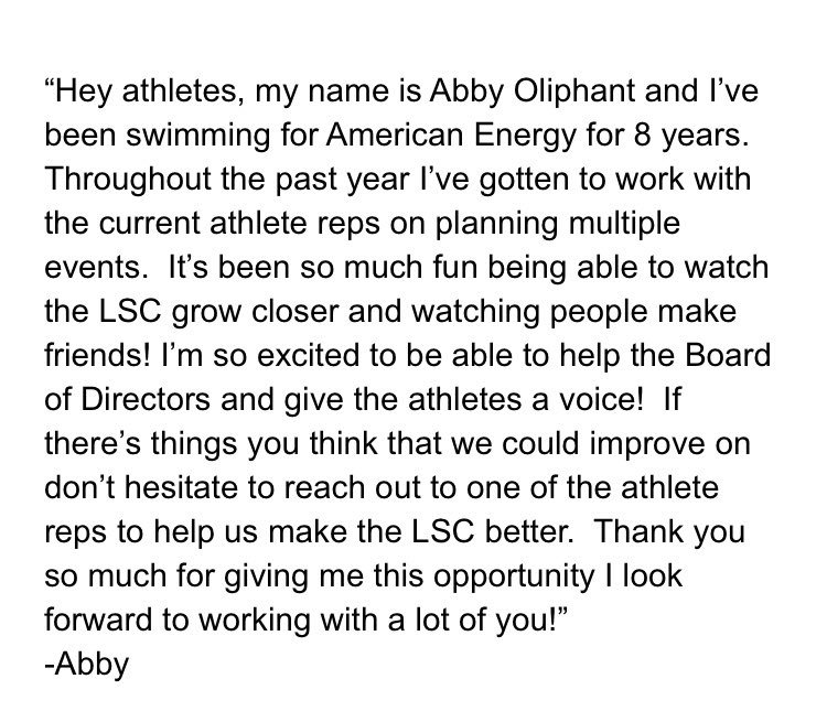 OKSathletes's tweet photo. Congrats to Oklahoma Swimming’s new future Jr Athlete Reps! #onedayoneteamoneLSC https://t.co/UGwu2fO34o