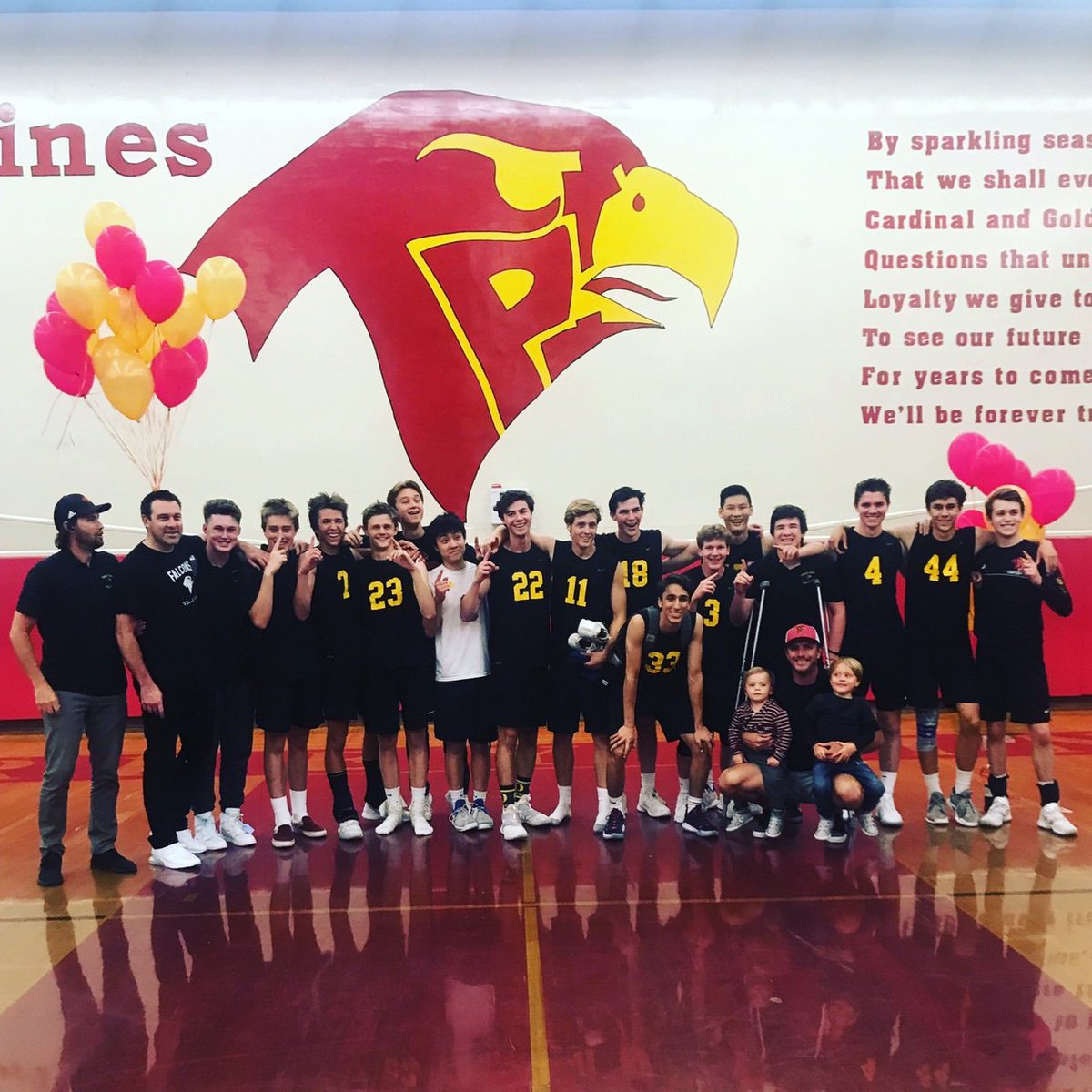 PinesBoys's tweet image. TP Falcons Boys Volleyball (@PinesBoys), the 2019 Avocado West League Champs! TOUGH Battle to win against a great LCC team @LCCMavs. Thx for the support Falcon nation! CIF next.  @cifsds @TPHSports @TPHS_AT @TorreyPinesHS @TPCHAOS