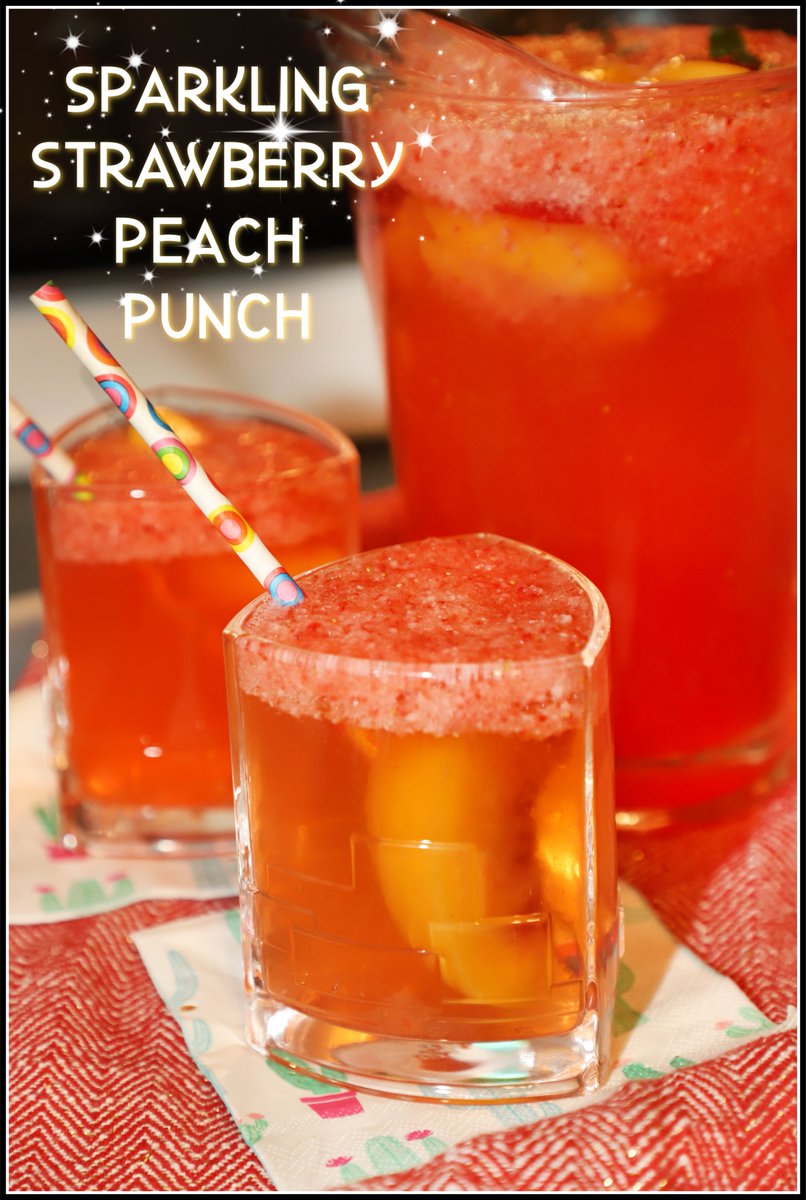 FLChefNicole's tweet image. New on the blog: Sparkling Strawberry Peach Punch for #Brunchweek . This sweet spring drink is fruity, fizzy, and fun! #Sponsored by @torani and @joyjolt 4theloveoffoodblog.com/2019/04/sparkl…