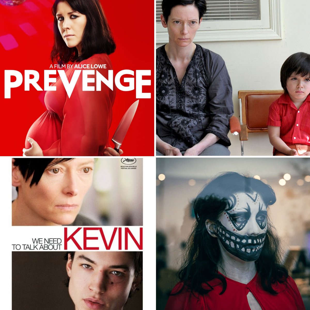 strangerfilmsit's tweet photo. Siete delle mammine pancine? Allora vi proponiamo questa doppietta dedicata al pre e post parto, gestione dell'adolescenza compresa! #prevenge e #weneedtotalkaboutkevin... buona visione ♥️ #alicelowe #tildaswinton #mamminepancine https://t.co/o67rjepyv0
