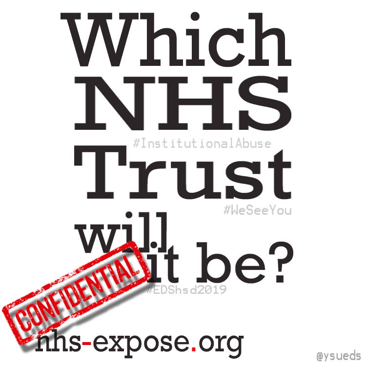 you_see_us's tweet photo. #HEDSup, #YouSeeUs Tribe! BRAND NEW #nhsExposé SOUNDBITE VIDEO GOING UP ON FACEBOOK @ysueds!👀 Hear #PatientA tell the #nhsDirector how it really is. May be distressing to some. #InsitutionalAbuse #WeSeeYou[official] It's time for #ANewKindOfFight. https://t.co/DaoV3yYMxE