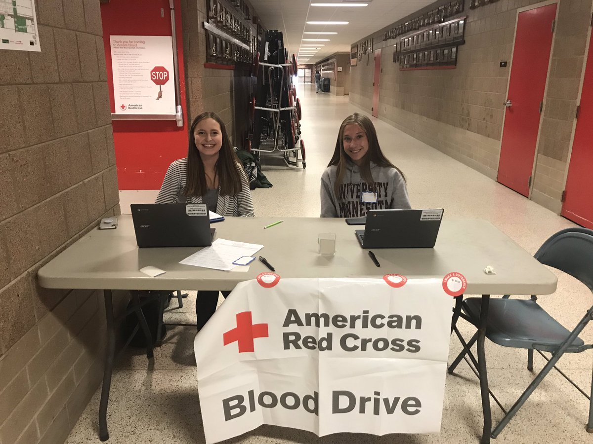 Huge thank you to all of our volunteers who helped with the blood drive today! ❤️ #redcrossblooddrive