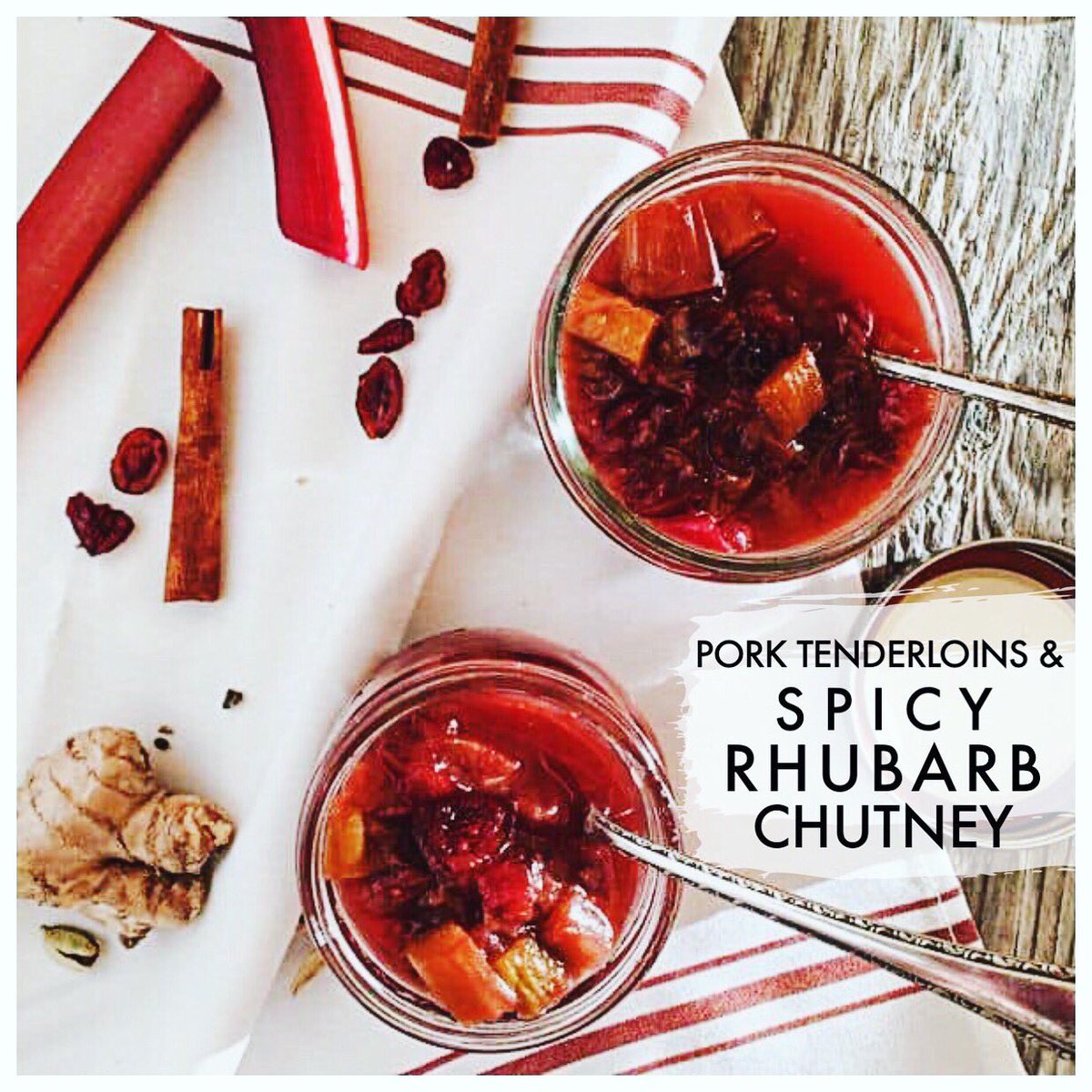 #PorkTenderloins with #SpicyRhubarbChutney #recipeoftheweek to celebrate #Rhubarb season courtesy of <a href="/chefsusancholt/">Susan Holt</a> #culinaerierecipe 

instagram.com/p/Bwu14ochXjz/…