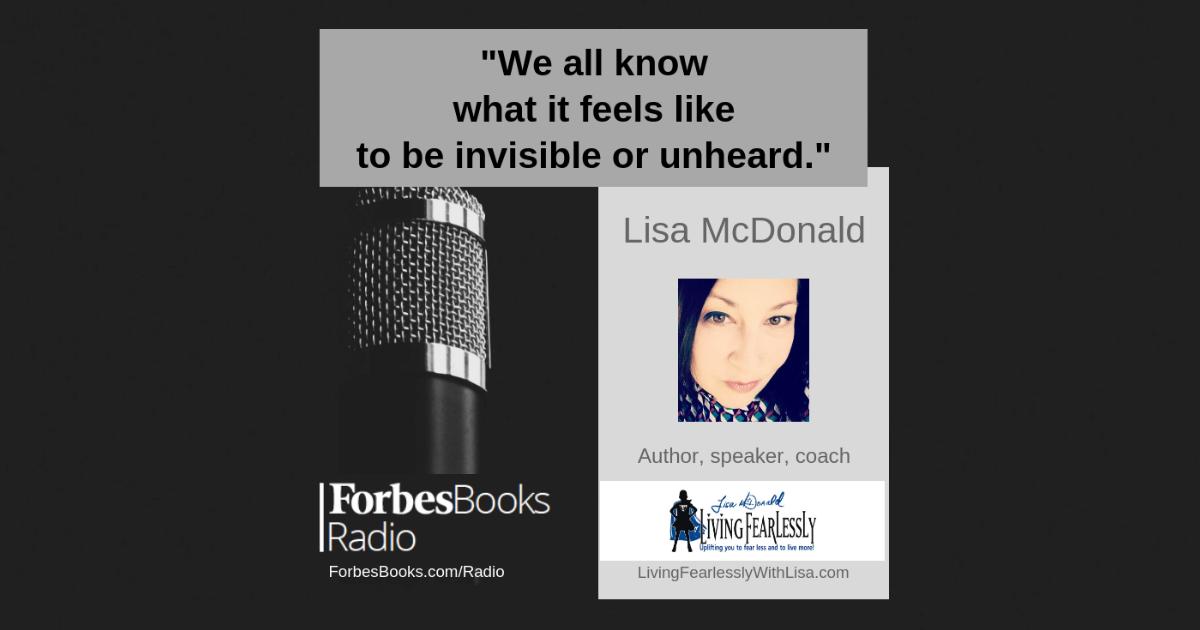 NEW PODCAST @Forbes_Books: Lisa McDonald @FearlessLisaM is an author, speaker and mentor (LivingFearlesslyWithLisa.com); her latest book is #LivingFearlessly. soundcloud.com/forbesbooks_ra…