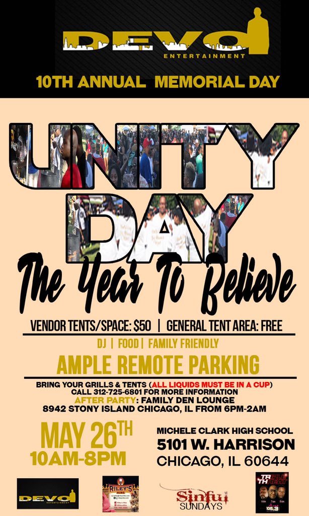 devoent1st's tweet photo. #unitydaychi May 26 5101 west Harrison Street. Praying for our city https://t.co/sJcLWNHHJN