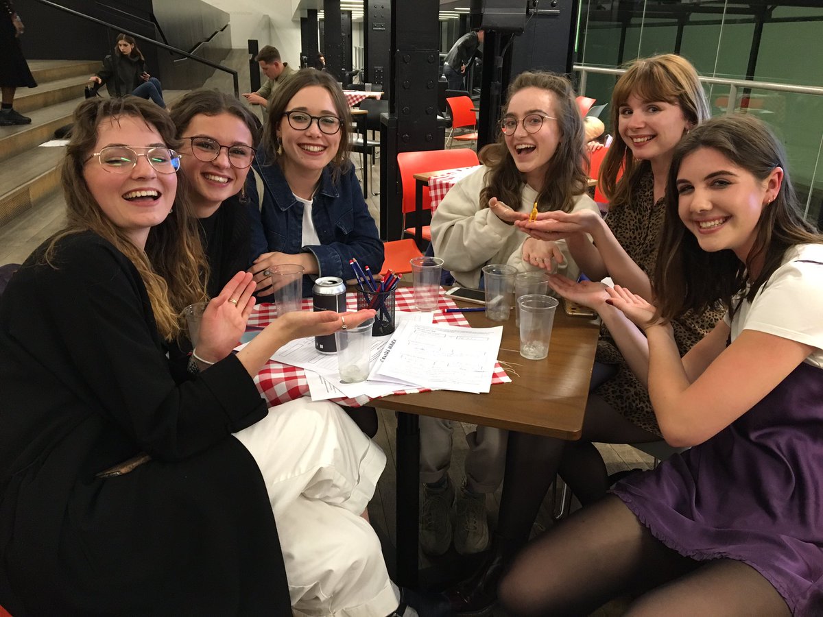 PundemoniumLIVE's tweet photo. Our final winning team, “The Punsters” take home the coveted #TinyDinosaur! https://t.co/yWbbosrUdh