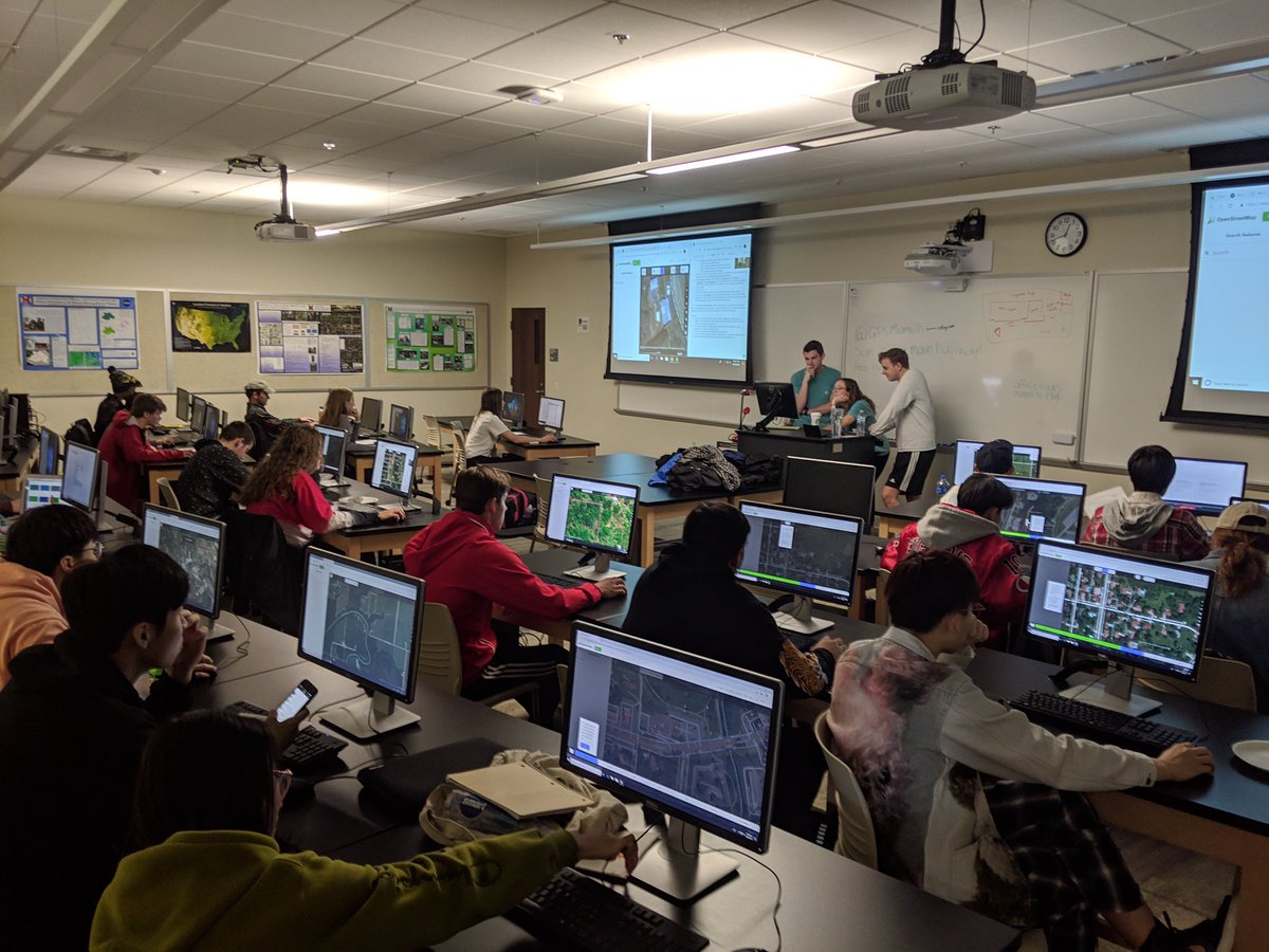 GeogMiamiOH's tweet image. And some more... @hotosm @miamiuniversity #GeogMiamiOH #HumanitarianMapping #EarthWeek