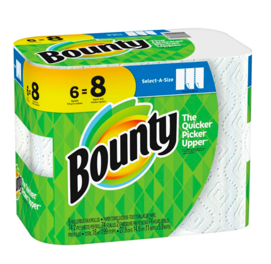 HalfWallet's tweet image. Bounty Paper Towels, Print, 6 Big Rolls $9
@RakutenUS @Bounty #towelpaper #Bounty #offer

bit.ly/2GGcTe3
