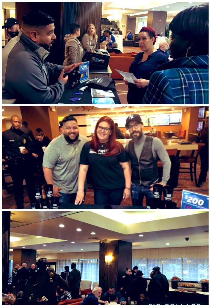 Let’s Talk FirstNet! “Coffee with a Cop Mixer “ with our officers from <a href="/NYPD113Pct/">NYPD 113th Precinct</a> . #FirstNet #FirstResponders  #MobileMadness #ReadyToGaux @geauxlego <a href="/SergeyMak8/">Sergey Mak</a> <a href="/ME_EastRegion/">East Region Mobile Events</a>