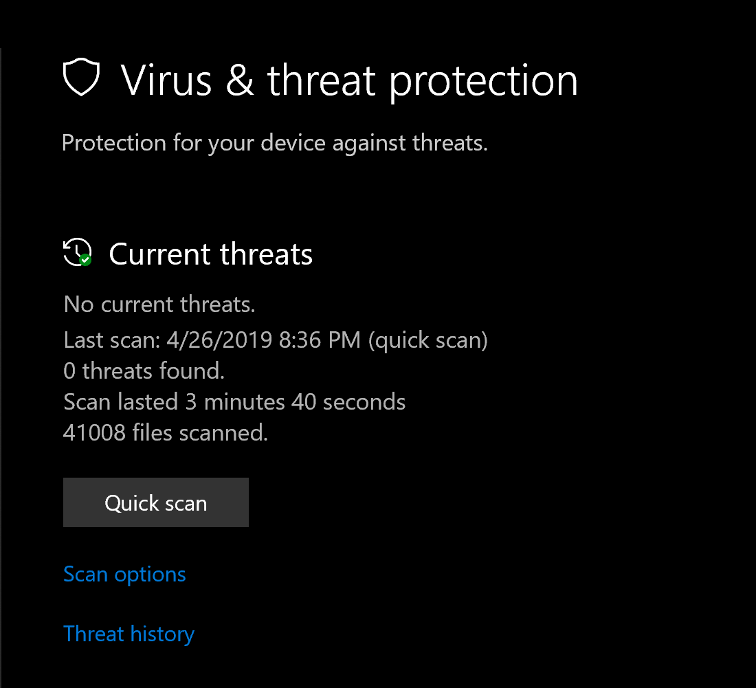 LambdaPhysicist's tweet photo. @tim_cook 

Look at all the protections @Windows has, including a built-in granular outbound firewall, virus protection, and advanced memory protection. 

What does Mac OS offer other than basic ASLR? https://t.co/QJ8MSbKb6a