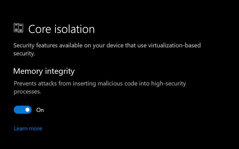 LambdaPhysicist's tweet photo. @tim_cook 

Look at all the protections @Windows has, including a built-in granular outbound firewall, virus protection, and advanced memory protection. 

What does Mac OS offer other than basic ASLR? https://t.co/QJ8MSbKb6a