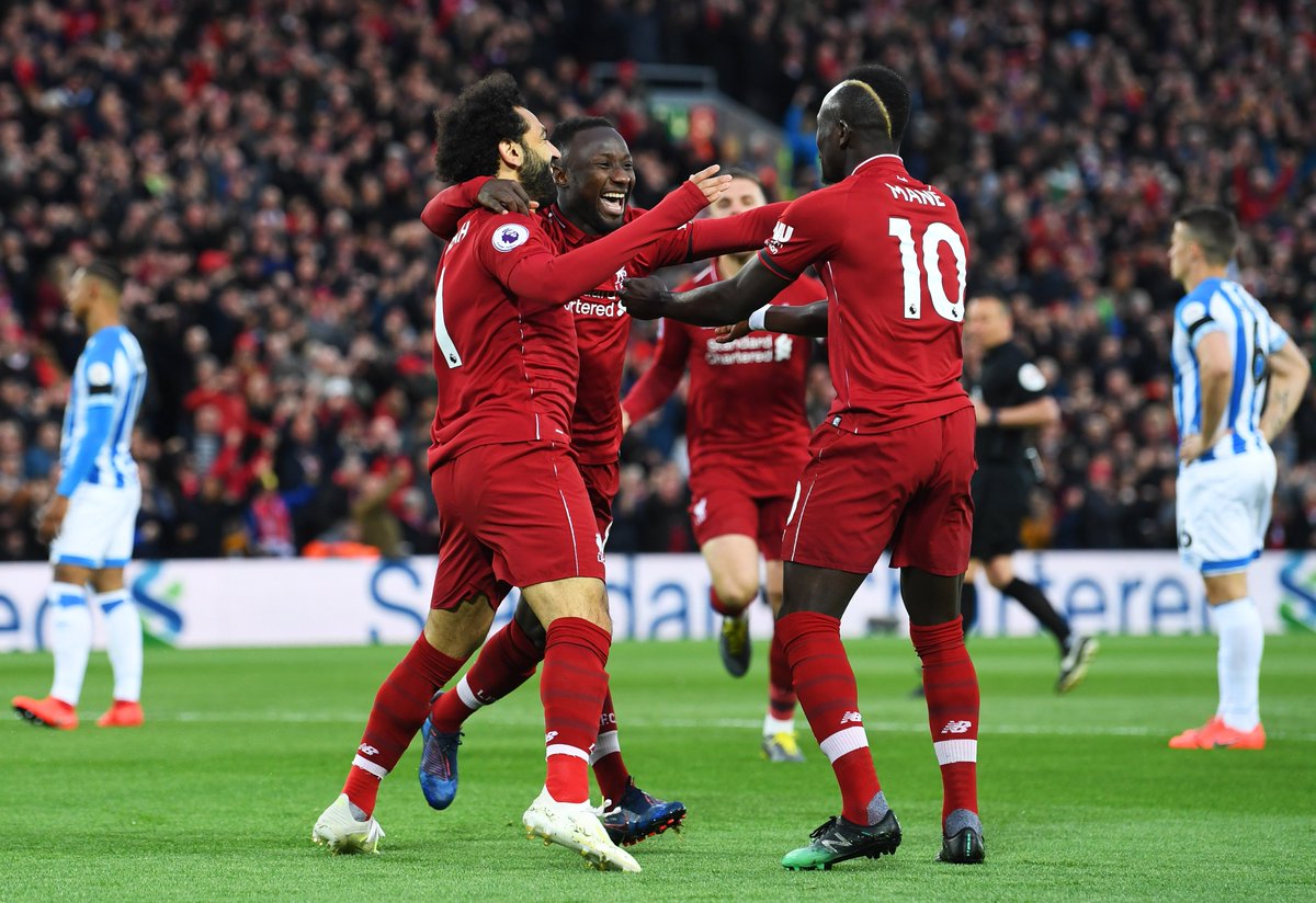 5 - All five of Liverpool's goals against Huddersfield were scored by players from Africa, the most by a team in a single match in PL history. Continental.