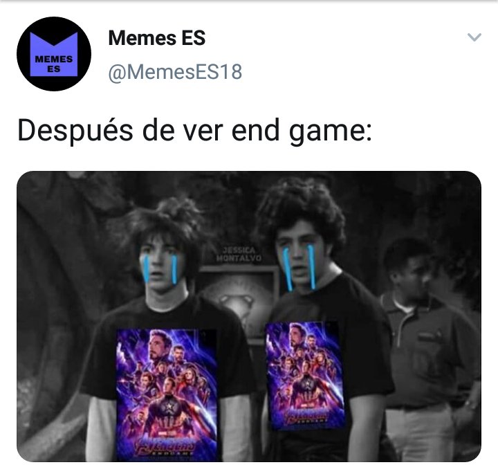 MemesES18's tweet photo. Yo después de ver #AvengersEndgame https://t.co/LWxpge14sG