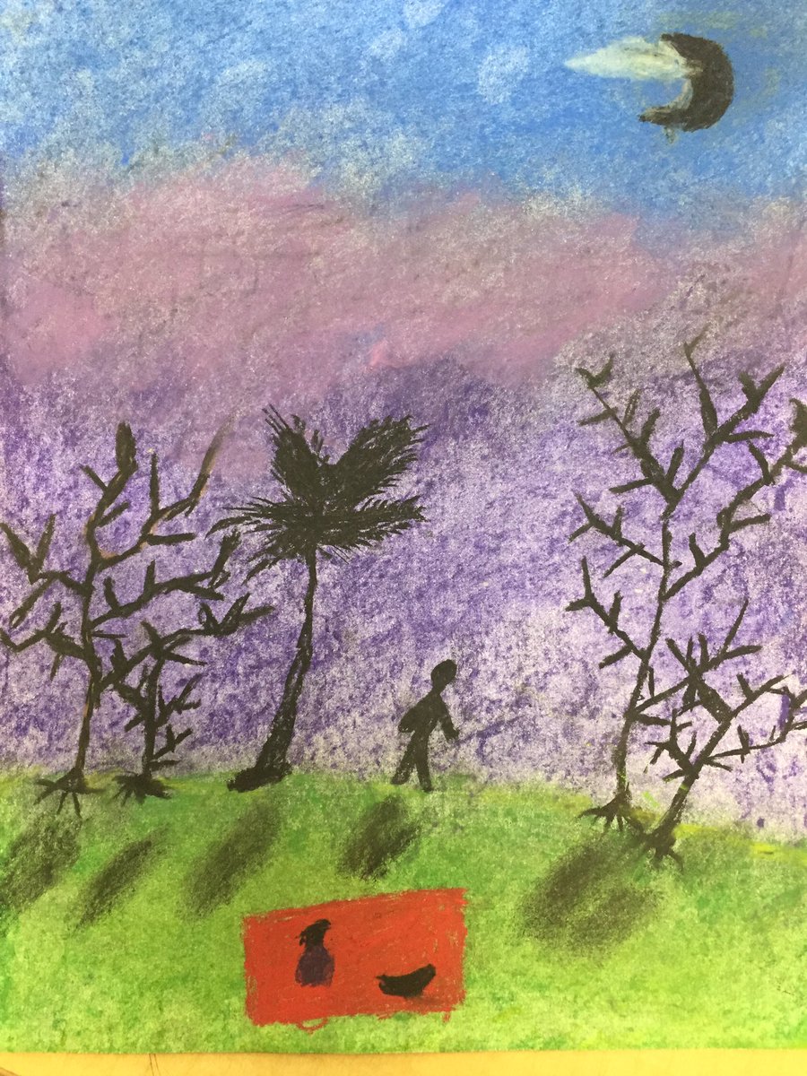 schwARTzROOM's tweet photo. Having fun using chalk pastels! #ArtistsDevelopCraft https://t.co/bC1i2rcYET