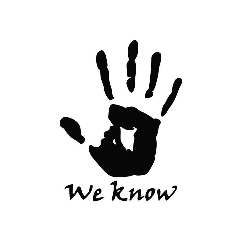 We know. Мы знаем темное братство. Футболка we know. We know we change. We know темное братство.