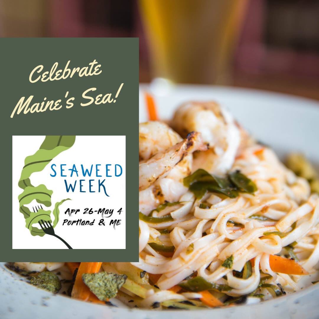 It’s Seaweed Week in Maine. We’re excited to be celebrating this delicious and sustainable local crop #maineseaweed. #seaweedweek