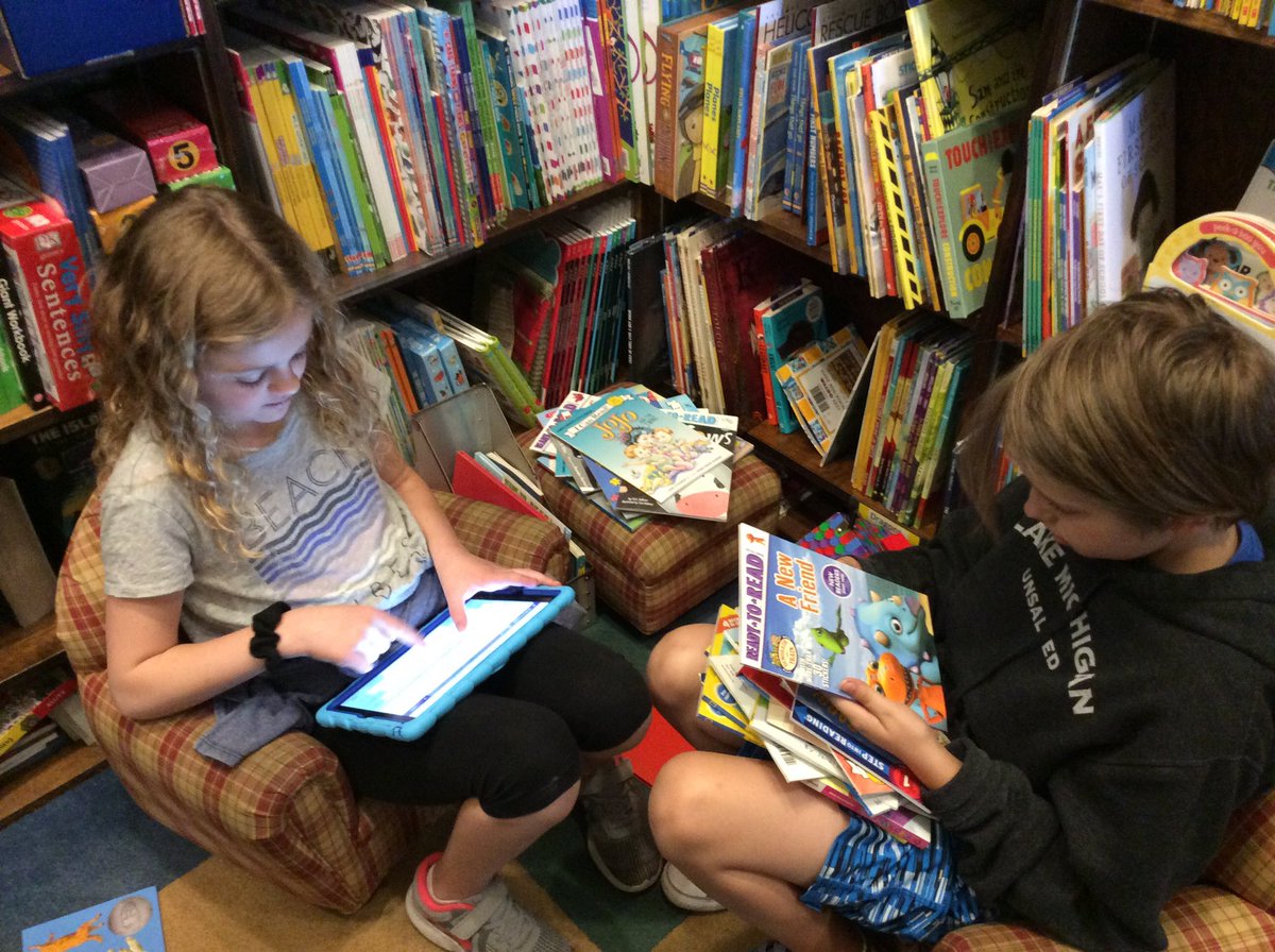 Westmoorlibrary's tweet image. After hours of surveying Ss &amp;amp;Ts, analyzing data, &amp;amp; determining budget, @WestmoorD28 #libraryadvisorycommittee took a trip to @BookBinNBK &amp;amp; purchased bks for our library! Books were read, reviews were considered &amp;amp; Ss took ownership of our collection! #innovate28 #authenticlearning