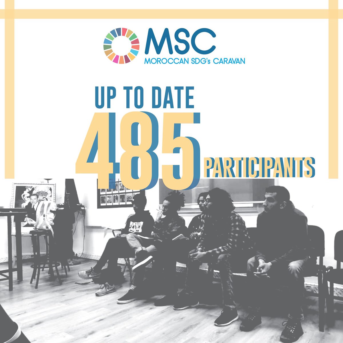 SdgCaravan's tweet photo. 📣485 PARTICIPANTS TILL NOW📣
Moroccan SDG'S Caravan is working hard thanks to its partners to create a bigger impact in Morocco 🇲🇦
Stay tuned.. more workshops are coming!

Youth Leadership Programme - YLP
#MSC #YLP https://t.co/pOj0nkWdqC