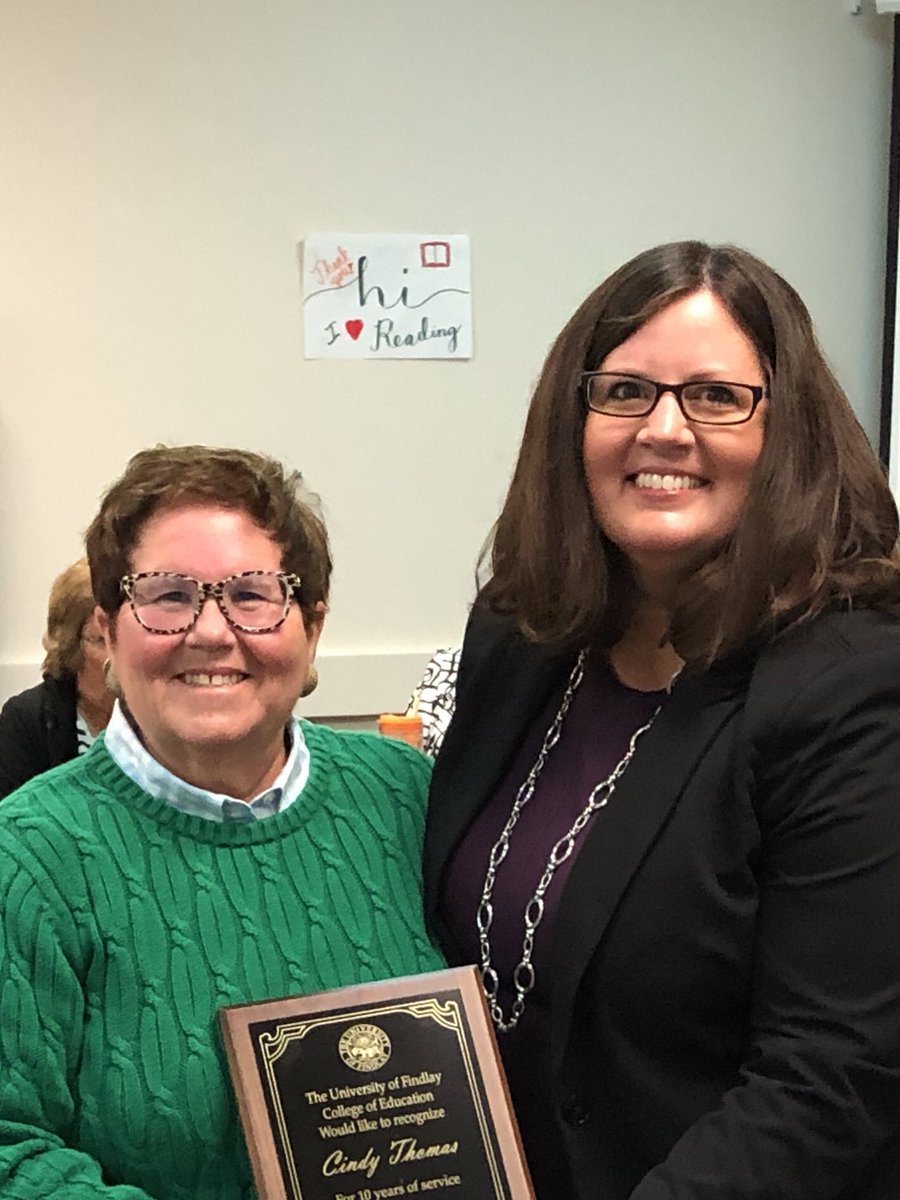 UFindlay_COE's tweet photo. Today we said goodbye to two great women. Dr. Judy Wahrman, Professor of Education, is retiring after 22 years of service to the University and Cindy Thomas, UF Supervisor, is retiring after 10 years of UF service. We will miss you both. Thank you for your service to the COE😄 https://t.co/7GVQxQmVN8