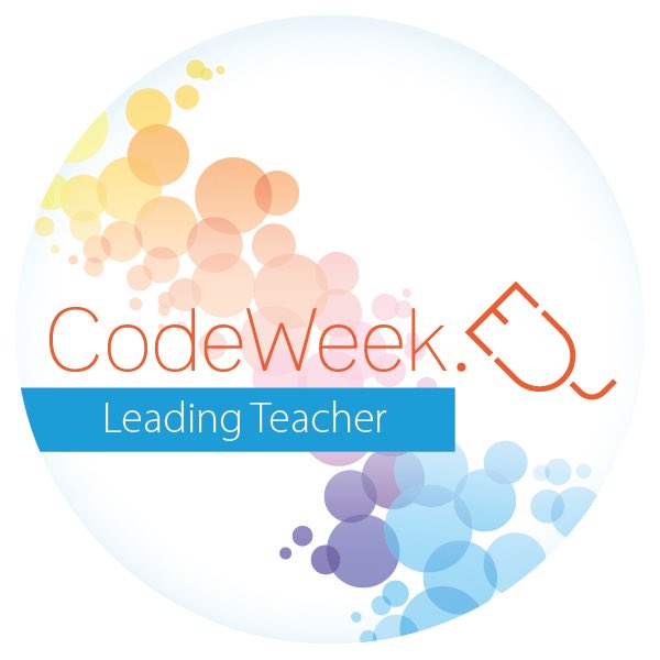 Bcodesal's tweet image. I am very proud of being selected  an EU Code Week Leading Teacher for Spain. #CodeWeekEU @Code