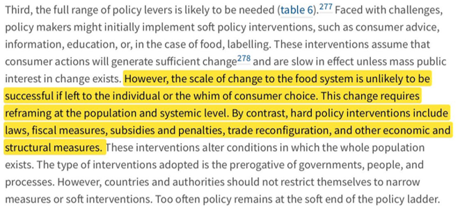 THREAD  #EATLancet is on mission: it wants to impose its Great Food Transformation on the planet (& your plate for that matter). How? By eliminating consumer choice & using “hard policy interventions” – what do they mean, how do they plan to achieve that & should you care?1/n