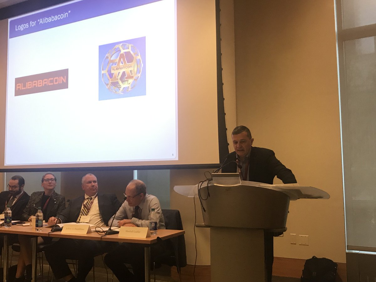 FordhamIP's tweet photo. Carey Ramos leads a riveting discussion about what to do when your brand name becomes a cryptocurrency. #FordhamIP https://t.co/haKXLDn5Te