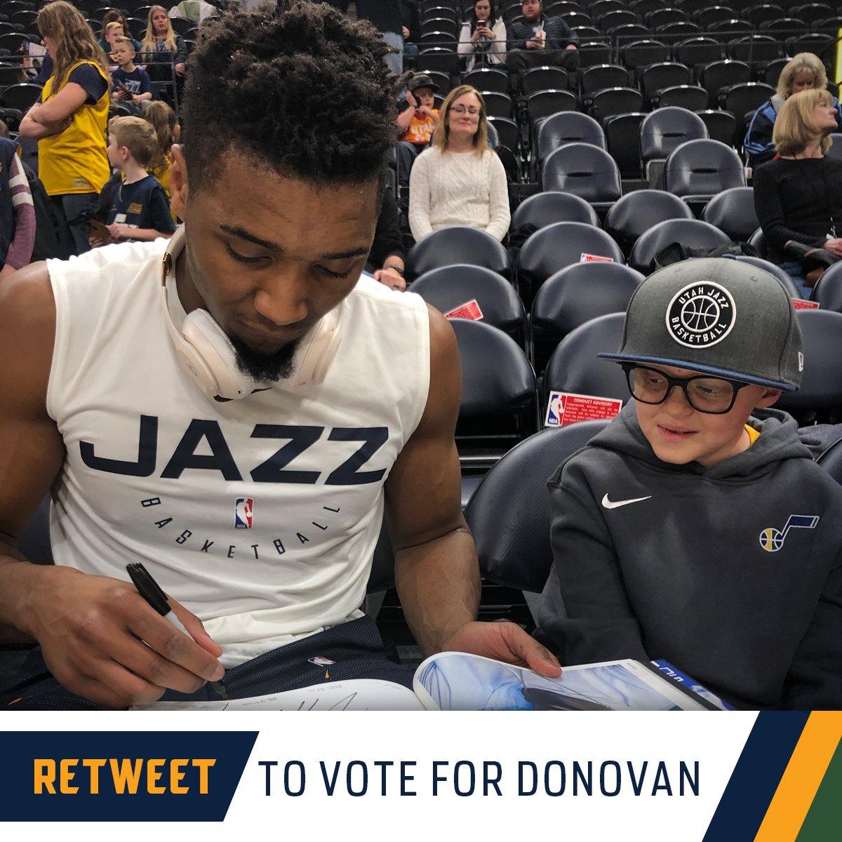 RT to vote for <a href="/spidadmitchell/">Donovan Mitchell</a> 🕷❤️

#NBACommunityAssist | #DonovanMitchell