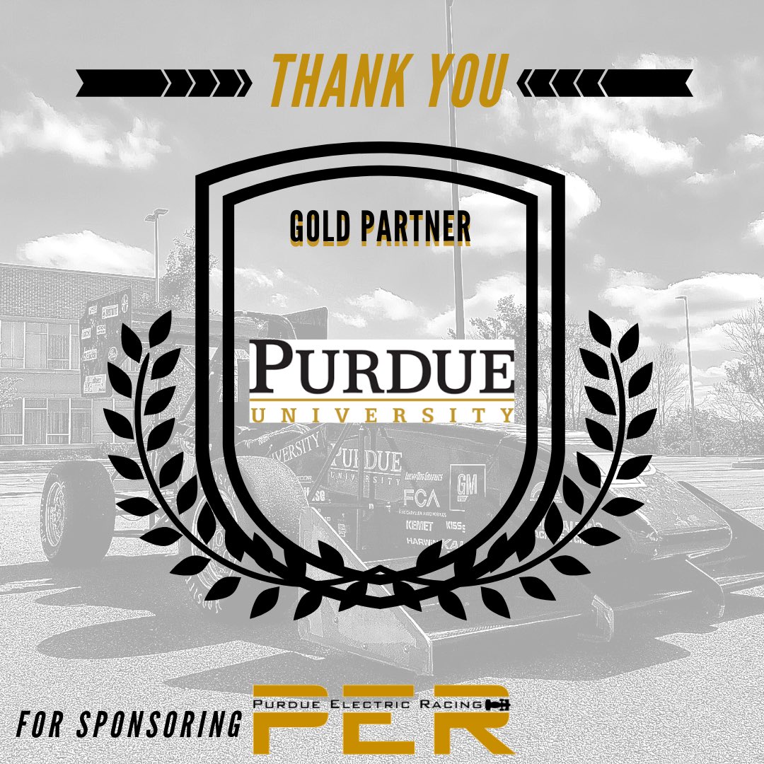 PElectricRacing's tweet photo. Thank you to everyone who donated in support of our team this past Wednesday. Today we'd like to thank the Purdue Univeristy Office of the Provost today for their very generous contributions towards Purdue Electric Racing. We are so grateful for such a supportive community. https://t.co/riUzGkfqZq