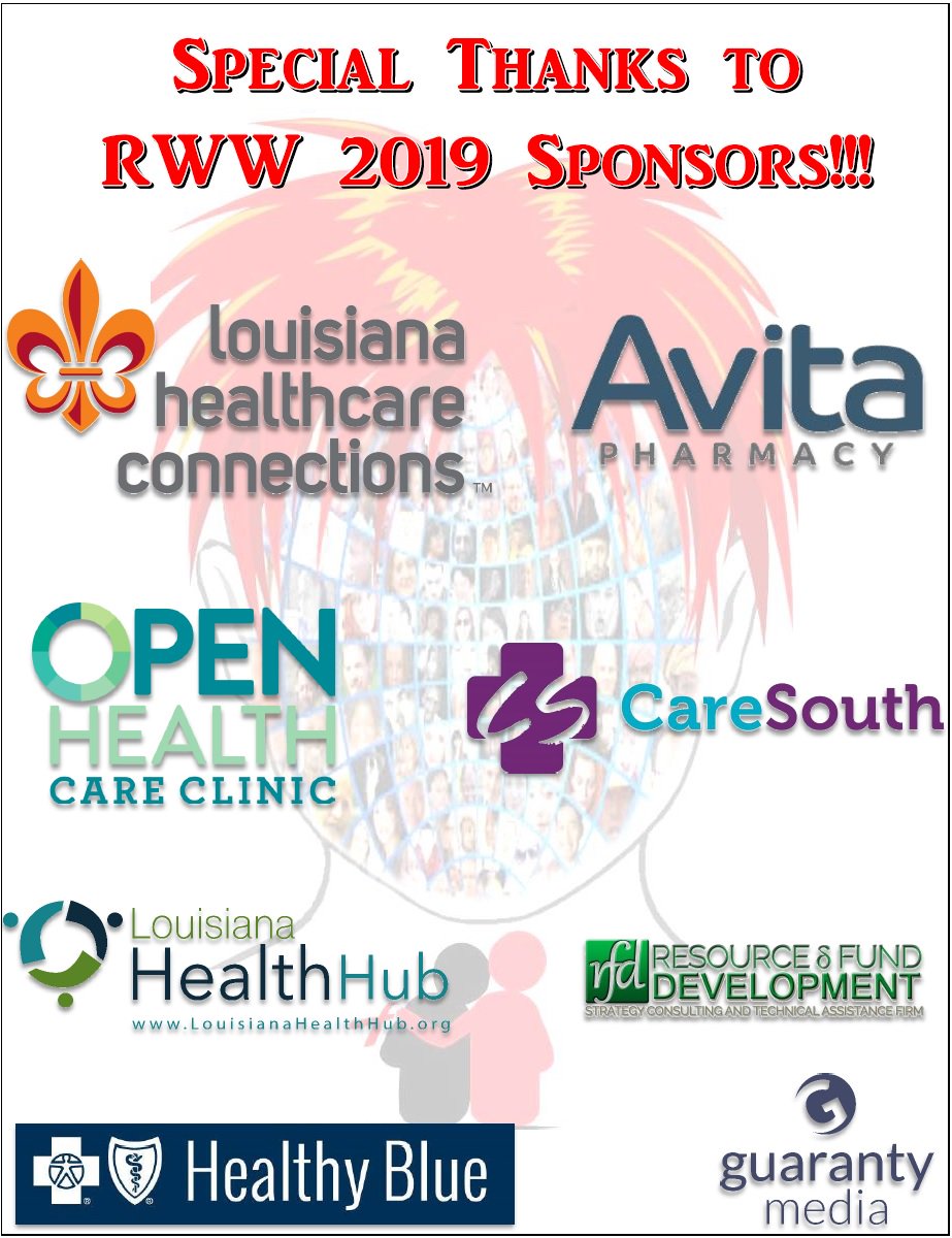 Special thanks to Red Wig Walk 2019's Sponsors.  #togetherwewin #redwigwalk