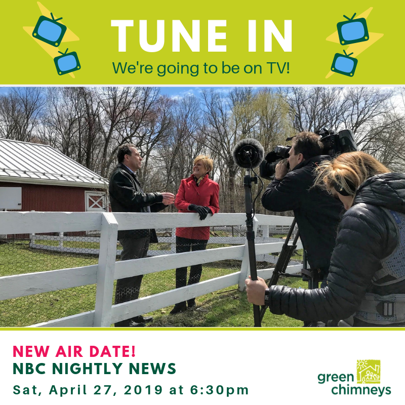 GreenChimneys's tweet photo. We have a new air date! Tune in to @NBCNightlyNews tomorrow, Sat 4/27 at 6:30pm. We are really looking forward to sharing this piece by @annenbcnews! 

#humananimalbond #school #farm #naturebased #education #therapy #childrenshealth https://t.co/mZnS7Ywqmc