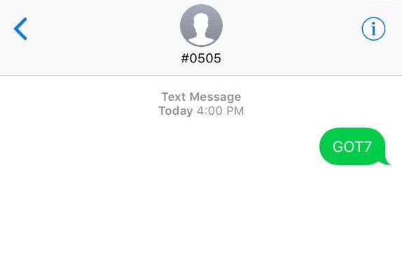 MUSIC COREMusic Core only has Live Voting so please wait until GOT7 is announced to have been nominated to send your text. After you change your timezone and region to South Korea please only send one text to one of these numbers.Text GOT7 to #0505 or 00820505 or +820505
