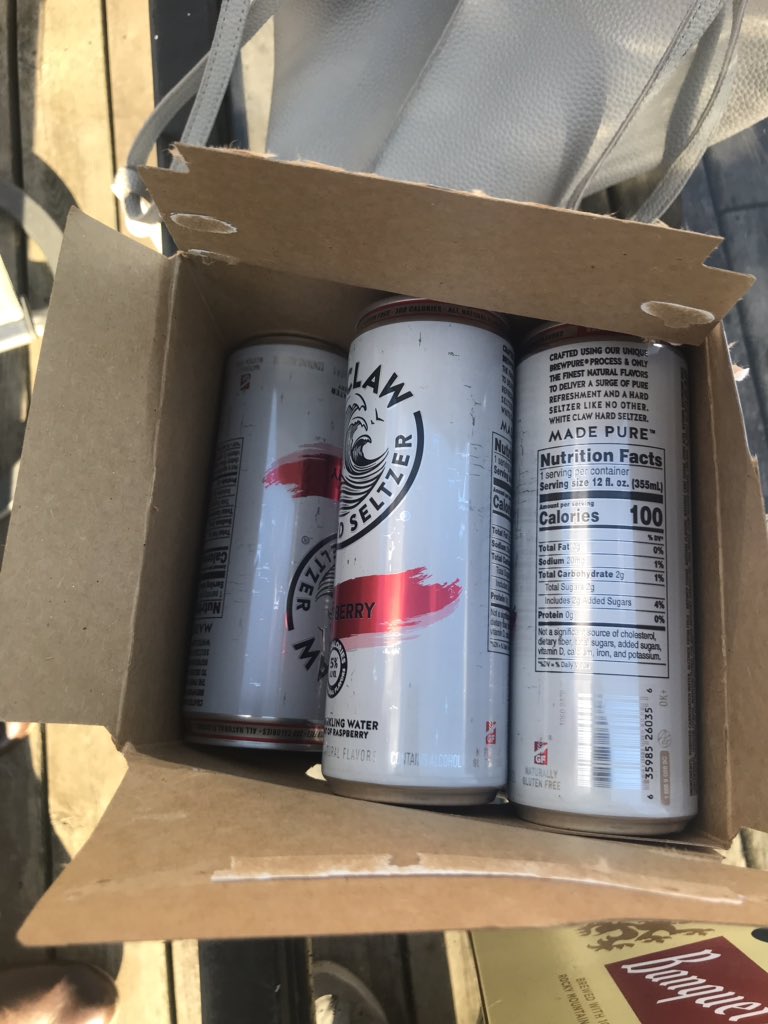 churchrc's tweet photo. @WhiteClaw bought a fresh 12 pack and only 11 were in the box? What are you going to do? #FridayFeeling https://t.co/kyQ8cWoNZg