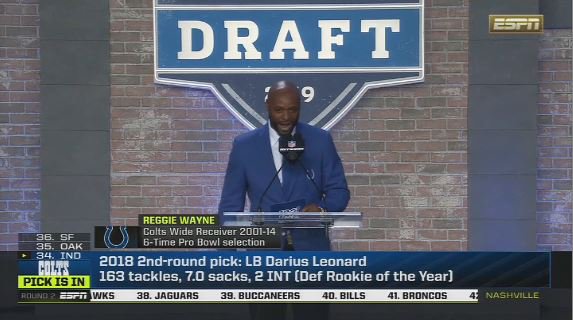 Reggie Wayne in Nashville:

"Putting all of the AFC South teams on notice. We are Back!... Come on Tennessee you have played the #Colts 20 times in 10 years &amp; you have won three times." 

Shots fired. Love it. @WISH_TV
