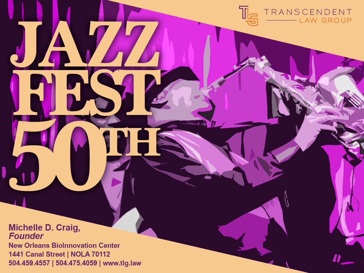 Transcend_Law's tweet photo. It's wonderful Jazz Fest weather! Whether it's your first time or your 20th time, make it a memorable experience. We hope to see you there! https://t.co/Z63PY196BE