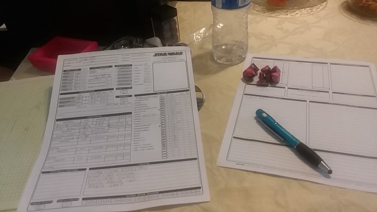 Brownfeather9's tweet photo. Star wars dnd https://t.co/vrf7RVcKKu
